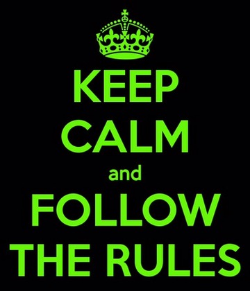 Andrew Hillman. Keep Calm and Follow The Rules.